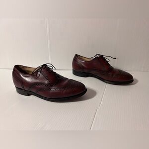 Impression Bostonian leather wing tip oxford dress show men size 8